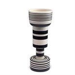 Bitossi, Montelupo; Flavia s.r.l.   Sottsass, Ettore  Große Vase 'Alzata grande', 1986  H. 46,5 cm.