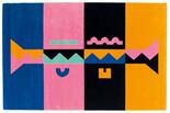 Assur Carpets; Alchimia, Mailand  Mendini, Alessandro  Teppich 'Ollo', 1988  197 x 133,5 cm.