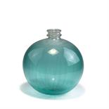 Murano  Vase, 1930er Jahre  Kugelform. H. 27,5 cm. Überfangglas, farblos und azurblau verlaufend,