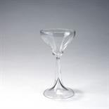 Benedikt von Poschinger, Oberzwieselau  Südweinglas 'Menzel', 1900  H. 12,6 cm. Farbloses Glas,