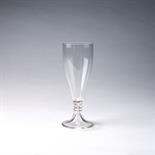 Benedikt von Poschinger, Oberzwieselau  Sektflöte 'Riemerschmid', um 1900  H. 14,3 cm. Farbloses