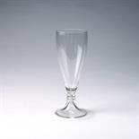 Benedikt von Poschinger, Oberzwieselau  Sektflöte 'Riemerschmid', um 1900  H. 14,4 cm. Farbloses