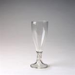 Benedikt von Poschinger, Oberzwieselau  Sektflöte 'Riemerschmid', um 1900  H. 14,3 cm. Farbloses