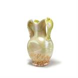 Glasfabrik Elisabeth, Pallme-König & Habel, Kosten bei Teplitz  Große Henkelvase, 1900-1905