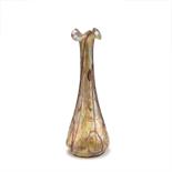 Glasfabrik Elisabeth, Pallme-König & Habel, Kosten bei Teplitz  Vase, 1900-1905  Keulenform mit
