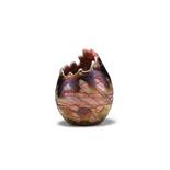Glasfabrik Elisabeth, Pallme-König & Habel, Kosten bei Teplitz  Vase, 1900-1905  Eiform mit