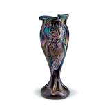 Glasfabrik Elisabeth, Pallme-König & Habel, Kosten bei Teplitz  Vase, 1900-1905  Schräg gedrehte