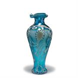 Glasfabrik Elisabeth, Pallme-König & Habel, Kosten bei Teplitz  Große Vase, 1900-1905  Balusterform,