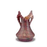 Glasfabrik Elisabeth, Pallme-König & Habel, Kosten bei Teplitz  Henkelvase, 1900-1903  Mündung
