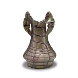 Glasfabrik Elisabeth, Pallme-König & Habel, Kosten bei Teplitz  Henkelvase, 1900-1903  Mündung