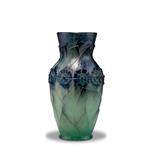 Gabriel Argy-Rousseau, Paris  Vase 'Feuillages modernes et fleurs', 1925  Ovoider Korpus mit