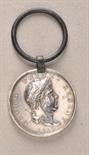 Hannover  Waterloo-Medal.  silver, hallmarked at the surrounding, Soldier Joh. Heinr. last name