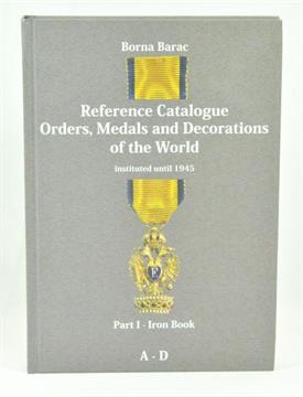 phaleristic barac borna reference catalogue orders medals and