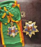 Egypt  Order of Republic, 4th Model (from 1984), Grand cross, in box.  1.) Sash badge: silber