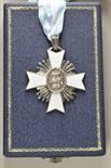 Argentina  Military meritorous orden, Commanders Cross, in box.  Silver, partially enamelled, the