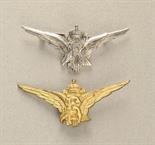 Bulgaria  Set of 2 General Aviation Badges.  1.) Golden; 2.) Silvered.  Condition: II    Starting