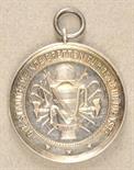 Baden  Medal for 15 years of service in the local fire brigade Bretten.  Silver, 990 hallmarked,