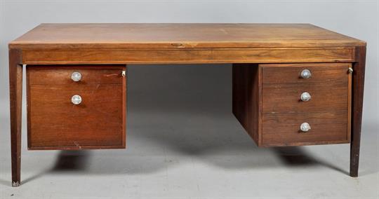 Finn Juhl For France Son Denmark Rosewood Diplomat Desk Circa