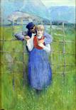 Framed, unsigned, watercolour and bodycolour on paper, early 20th Century Continental School,