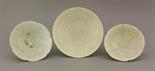 Three Qingbai Bowls,  AFC Southern Song dynasty (1127-1279), one incised with clouds, the other two