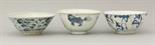 Two Zhangzhou blue and white Bowls,  Ming dynasty (1368-1644), one with Buddhist lions and