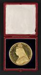 British Commemorative, Victoria Golden Jubilee 1887, official gold medal, obv by Sir J E Boehm, the