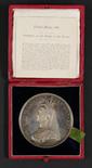 British Commonwealth medal, Victoria 1887 Golden Jubilee official silver medal, obv: designed by