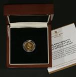 George VI, proof quality gold half sovereign 1937, 5501 mintage, in London Mint presentation case