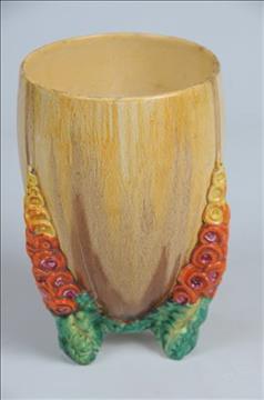 A Clarice Cliff Bizarre My Garden Tapering Circular Vase