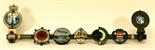 A GROUP OF SEVEN AUTO BADGES enamel and other for The Royal Automobile Club Belgique^