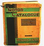 A R.CADISH & SONS MOTOR CATALOGUE 1939-40 catalogue number 129^ issued December 1938^ with later