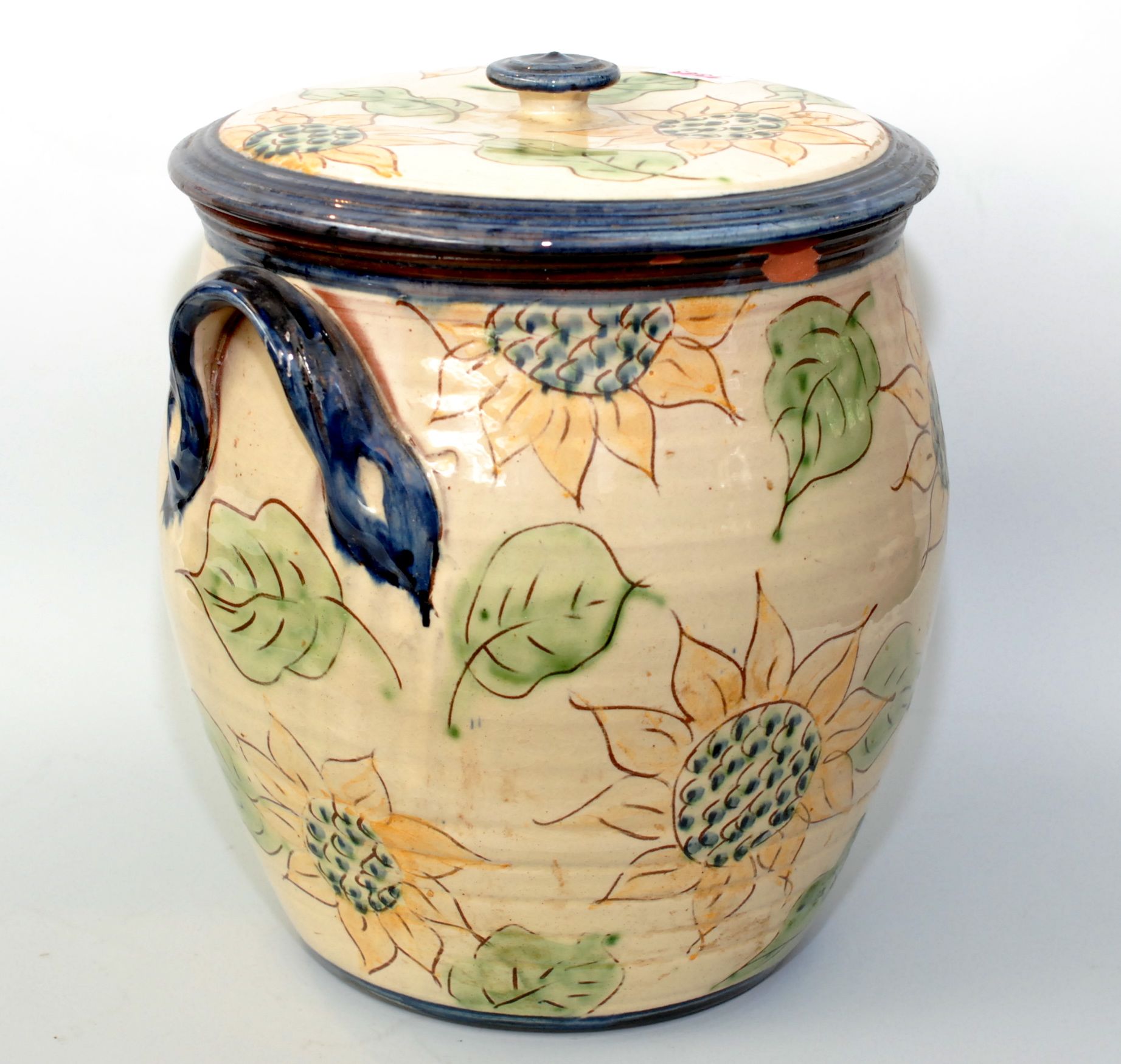 EXTRA LOT TO CATALOGUE A Paul Jackson studio pottery jar and cover
