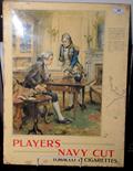 A pictorial 'Player's Navy Cut Tobacco and Cigarettes' standing advertising sign, 50.5 x 38cm,