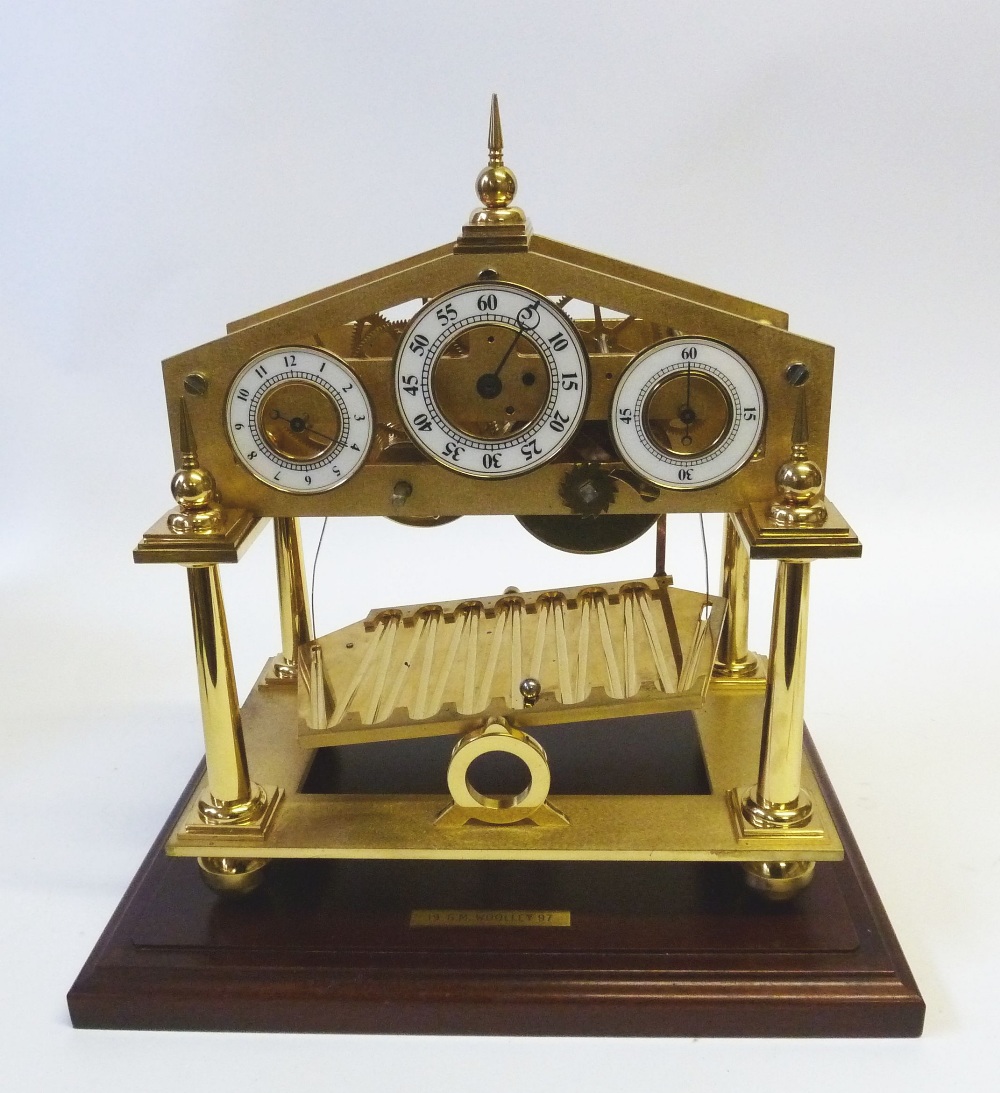 WILLIAM CONGREVE DESIGN LARGE `CONGREVE ROLLING BALL CLOCK` , with