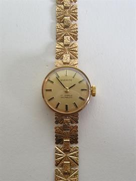 everite ladies gold watch