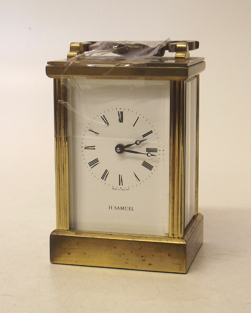 H. Samuel carriage clock.