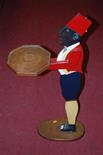 A painted oak dumb-waiter
