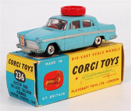 corgi austin a60 driving school car
