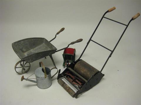 metal toy wheelbarrow