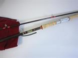 A Hardy No. 2 Fibalight 10ft salmon spinning Rod