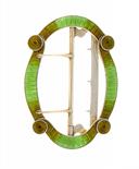 AN ARTS & CRAFTS SILVER AND ENAMEL BUCKLE BY CHILD & CHILDin the form of a continuous ribbon of