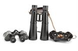 Hensoldt (bmj) Service Binoculars: 6 x 30 Dienstglas, 6 x 30 M Dienstglas, and 10 x 50 (2), P,