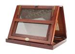 A Lorimer`s mahogany and brass Patent Drawing Apparatus, comprising folding adjustable screen and