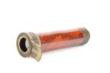 A Thomas Harris & Son five-draw brass Telescope, with mahogany-covered body tube, engraved `Thomas