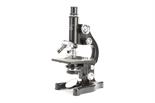 A Leitz Microscope FT, VG-E, with Nos 3, 6L, and 1.3 oil immersion objectives, and 5x, 8x, and 12x