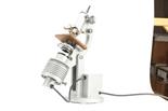 A C & D Micro Projector Microscope, G, with 6.4x, 10x, and 40x Brittax objectives, 6x and 10x