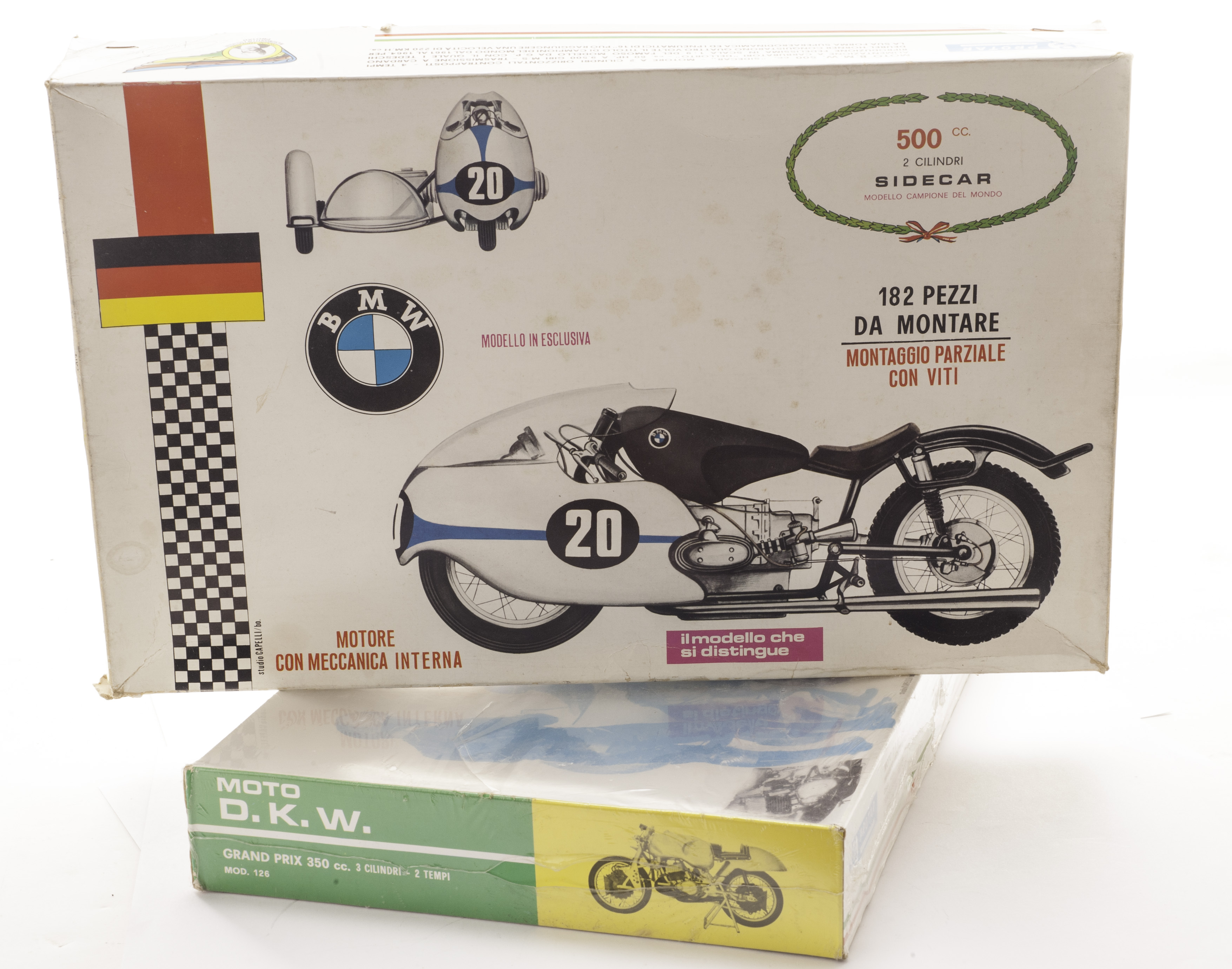 Protar Italy 1/9 Scale Kits, Moto D.K.W Grand Prix 350cc and BMW 500cc