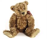 An early Steiff cinnamon mohair Teddy Bear, circa 1905, with black boot button eyes, pronounced