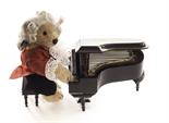A Steiff Limited Edition Wolfgang Amadeus Mozart piano Teddy Bear, 2006, No.142 of 1500 for