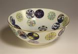 A 19th Century Chinese Bowl,  decorated with enamelled roundels and having the seal mark to the